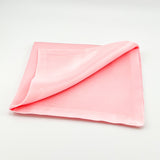 Pink Silk Pocket Square Ladies Handkerchief