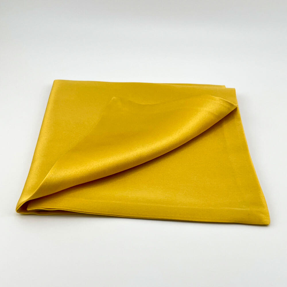 Gold Silk Pocket Squares Silk Handkerchief