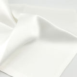 Classic White Pocket Square Silk Handkerchief