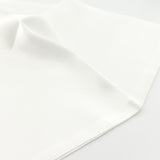 Classic White Pocket Square Silk Handkerchief