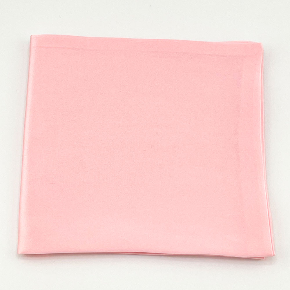 Pink Silk Pocket Square Ladies Handkerchief