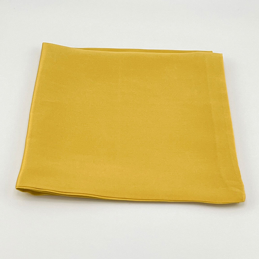 Gold Silk Pocket Squares Silk Handkerchief