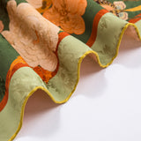 Floral Silk Scarf Square 105, Morning Dew