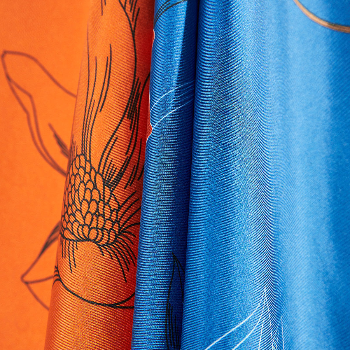 100% Silk Mulberry Silk Scarf Square, Magnolia Flower (Copy2)