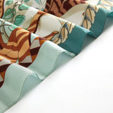 Designer Silk Scarf Mulberry Silk Scarf Wensli Silk Scarf Square, Blooming