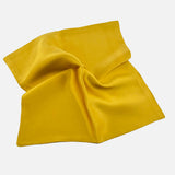 Gold Silk Pocket Squares Silk Handkerchief