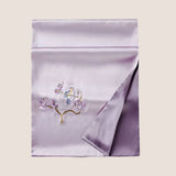 Hnad Embroidered Silk Scarf Double Sided Long Silk Scarf, Magpie & Plum Blossom